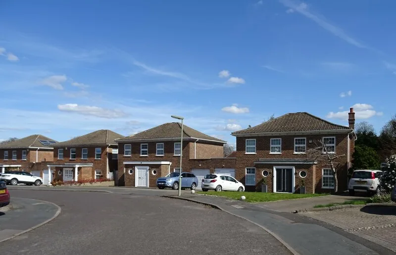Detached houses on Ashley Drive, Banstead. Detached homes were the one property type in the borough where the average price fell over the year.